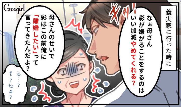 「母さん、嫌がることをするのはやめてくれる？」夫が嫌味な義母を撃退して救ってくれた話