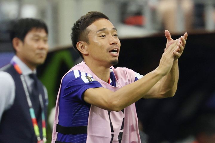長友佑都選手（2026年6月14日、時事）