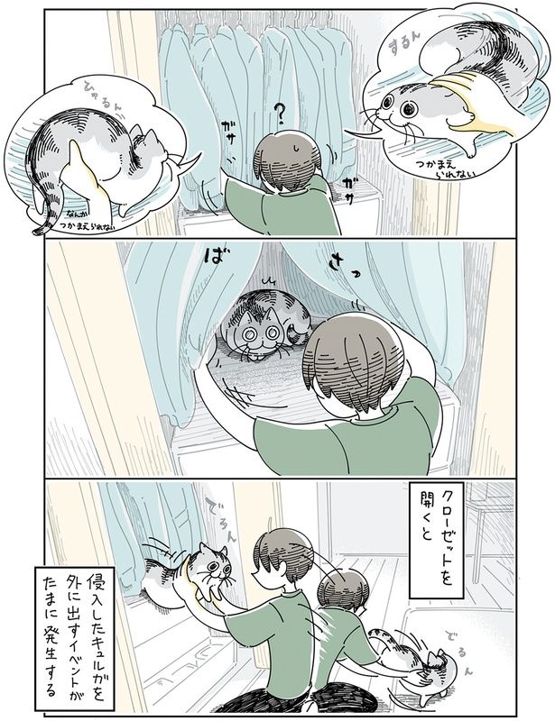 クローゼットを開くと （C）キュルZ／KADOKAWA
