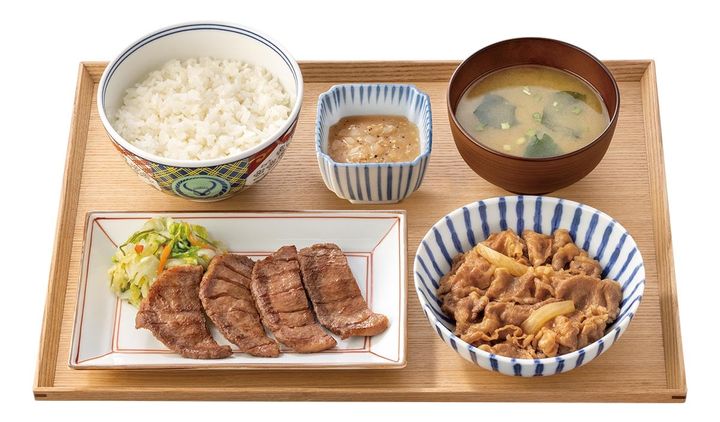 「牛たん・牛皿御膳（4切）」