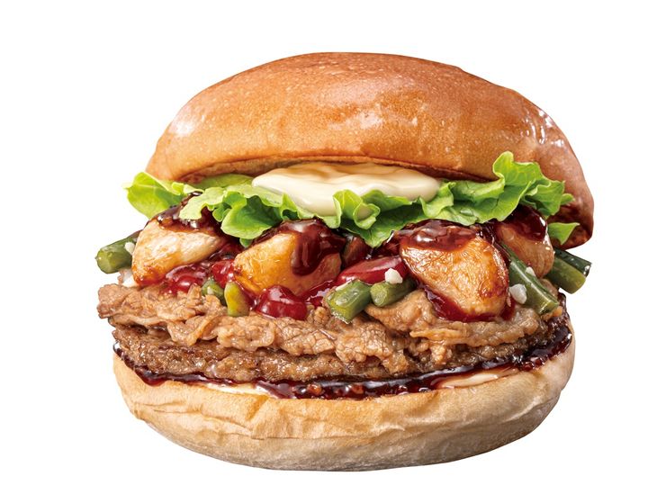 ニンニク牛カルビバーガー