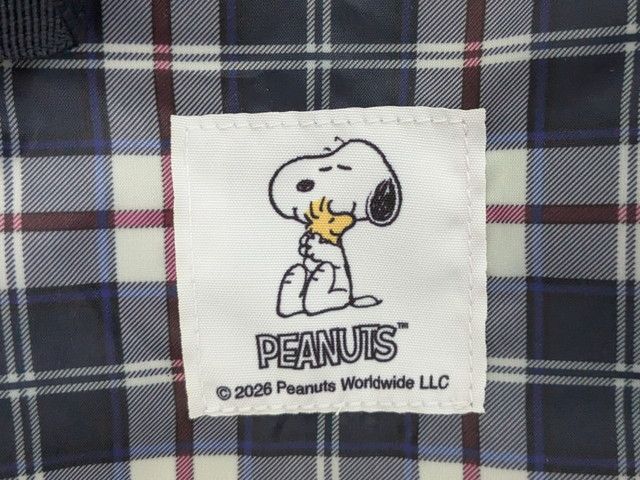 ショッピングBAGのスヌーピーとウッドストックのワッペンアップ