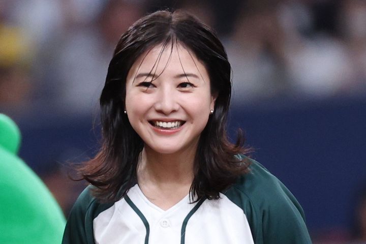 吉高由里子さん（2023年10月29日、時事）