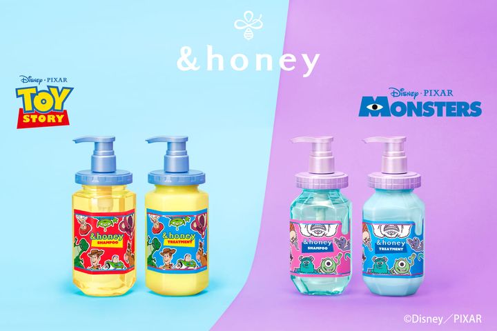 ＆honey ディズニー＆ピクサー「トイ・ストーリー／モンスターズ・インク」デザインボトル