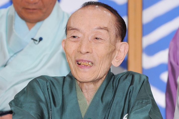 桂歌丸さん（2016年5月22日、時事）