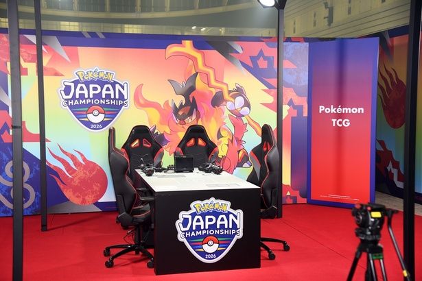 「ポケモンジャパンチャンピオンシップス2026」の対戦エリア 撮影：ソムタム田井