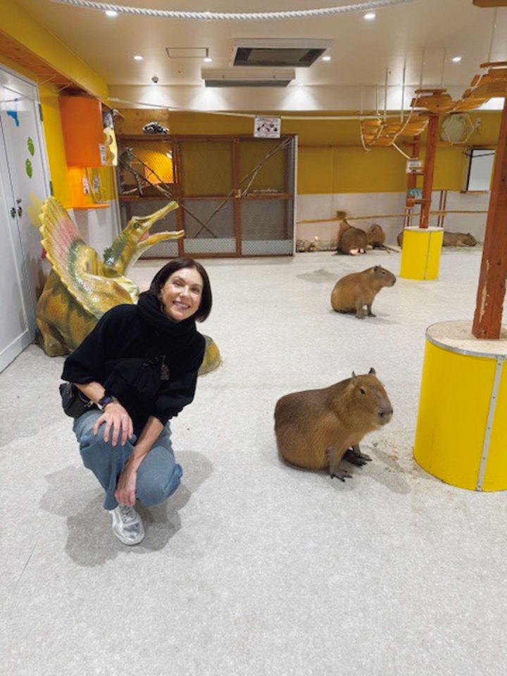 動物カフェへ