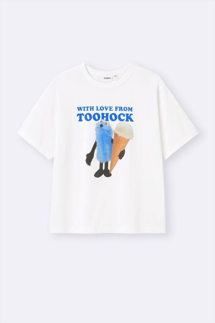 GU×パペットスンスンコラボ第2弾「グラフィックT パペットスンスン」
