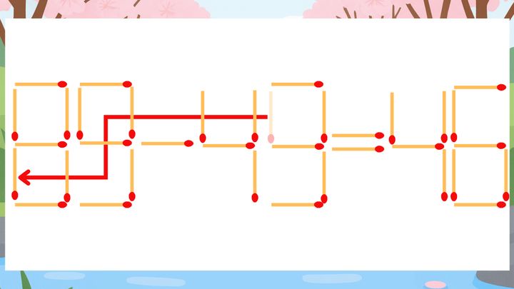 【マッチ棒クイズ】1本だけ動かして正しい式に：99-49=46？の解答画像