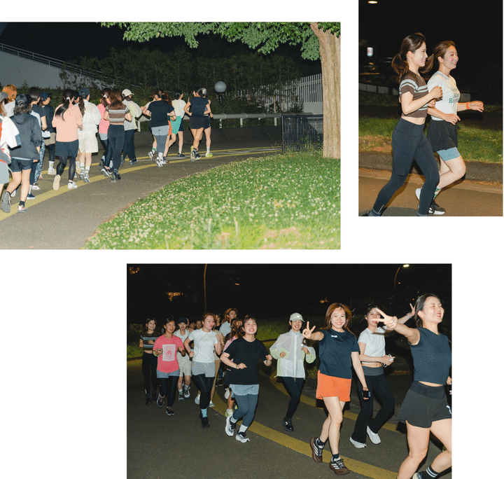 【FUDGE ランニング部】駒沢大学のカフェ〈TONE〉で開催した初のナイトランをレポート。おしゃれさんのランニングコーデSNAPも！