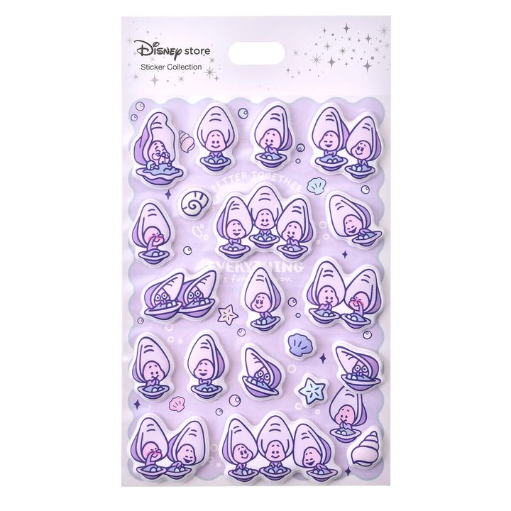 ヤングオイスター＆おばあさんカキ シール・ステッカー ダイカット ぷっくり Sticker Collection BABY OYSTERS 2026
