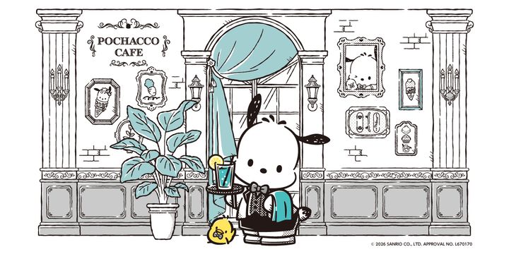 サンリオ「ポチャッコ」テーマカフェ「POCHACCO CAFE」