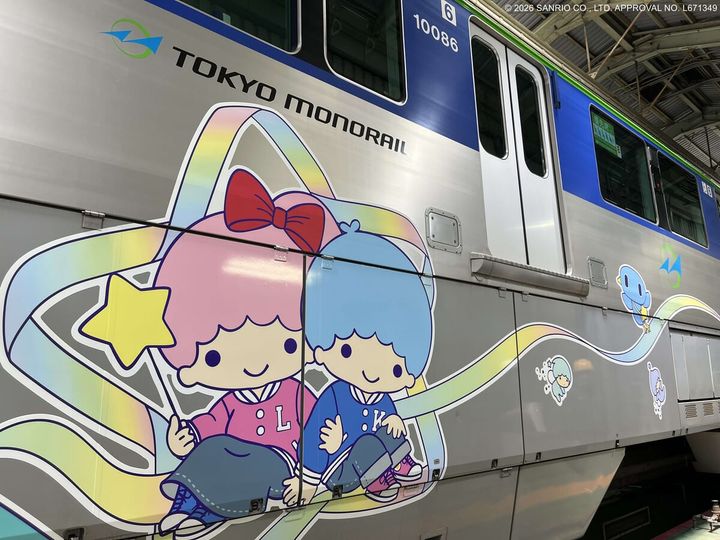 東京モノレール サンリオ「キキ＆ララ モノレール」