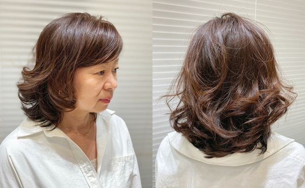 【スタイル2】内巻き＆外巻きを自在にチェンジ！｢レイヤー×グラデボブ｣