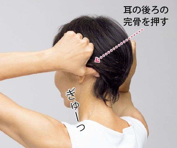 鎖骨リンパほぐし＋完骨押し