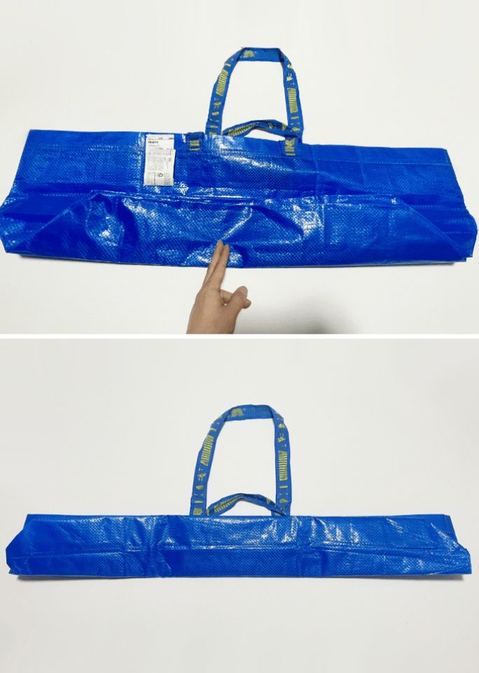 【超便利】KEAの〈青バッグ〉をコンパクトにたたむ小ワザ！