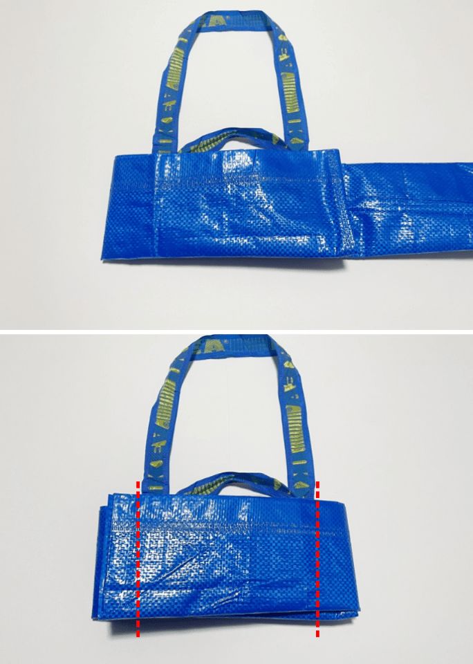 【超便利】KEAの〈青バッグ〉をコンパクトにたたむ小ワザ！