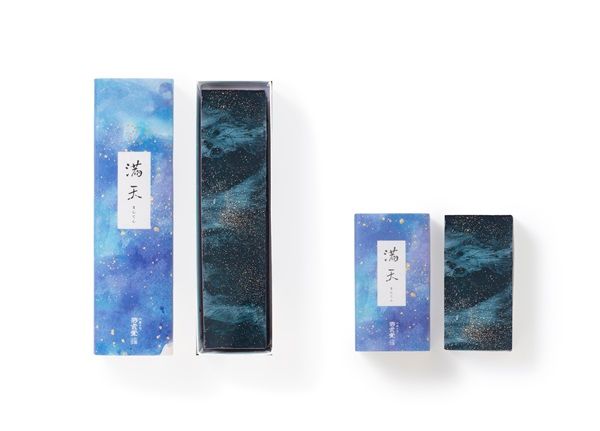 夜空を描いた夏限定羊羹「満天」に鳥取限定包装が登場！宝石のような琥珀糖もチェック