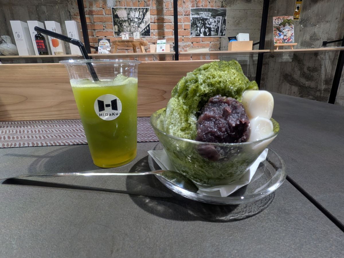 天神・新天町】HiRaKuに夏到来！新作抹茶かき氷と松浦茶レモネード登場