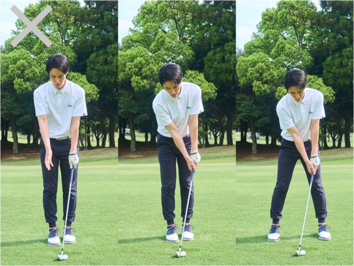 アイアンの方向性アップのコツは？「右手１本」で構えるだけ！