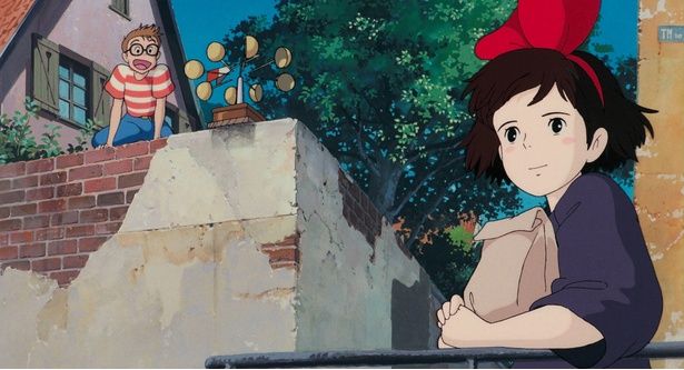 原作小説ではキキとトンボのその後が描かれる [c] 1989 Eiko Kadono/Hayao Miyazaki/Studio Ghibli, N