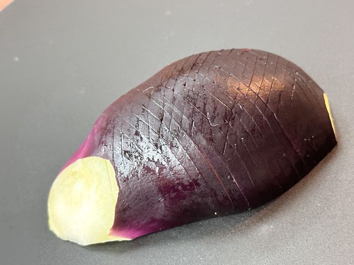 なすの隠し包丁も簡単
