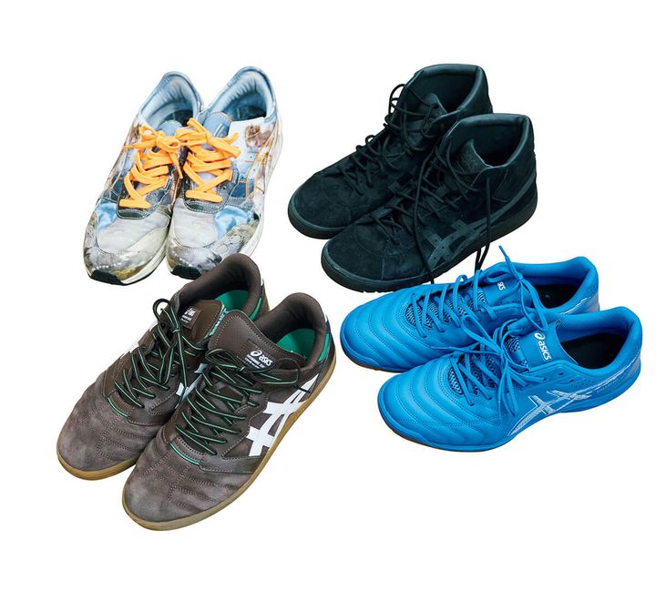 〈アシックス〉のHyperGEL‒LYTE、GEL‒PTG、CALCETTO WD 9