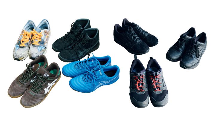 〈アシックス〉のHyperGEL‒LYTE、GEL‒PTG、CALCETTO WD 9、〈アシックス〉のGEL‒LYTE III
