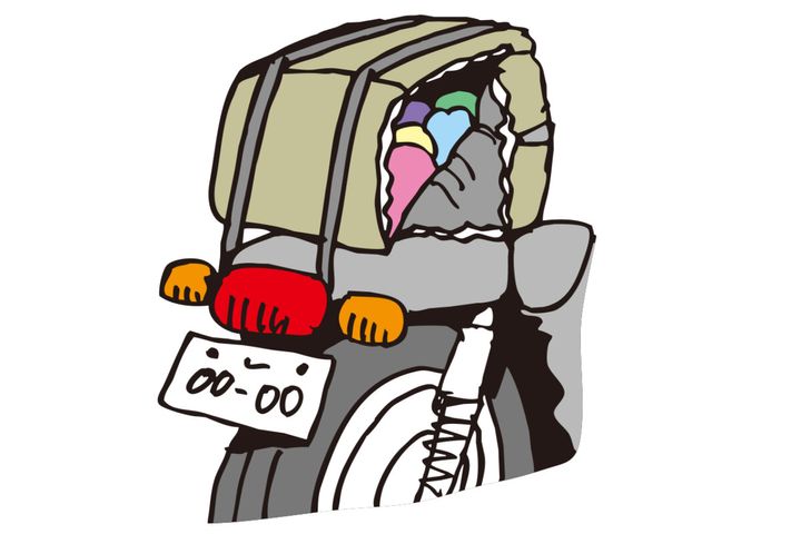 荷物の固定ベルトが切れた