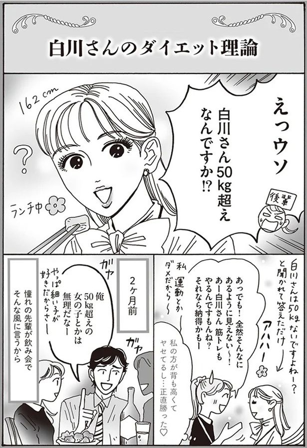 50kg超えなんですか！？ （C）獅子／KADOKAWA