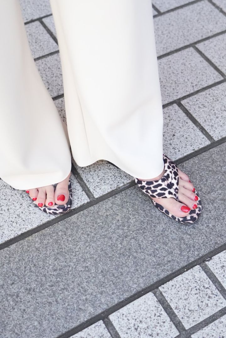 ZARAのレオパードサンダル