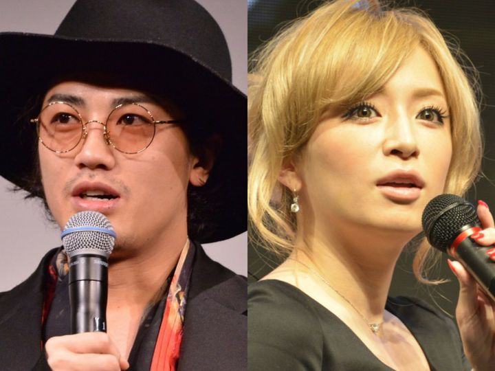 （左から）赤西仁、浜崎あゆみ クランクイン！ width=
