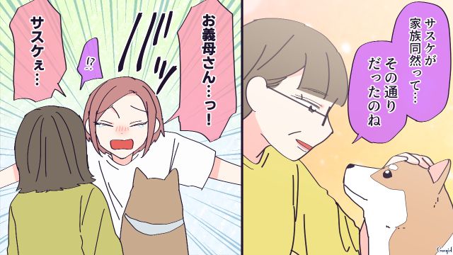 一度は「手放せ」と言われたけど…療養に付き添う愛犬と仲良くなった義母に感動した話