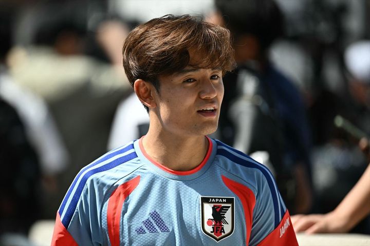 久保建英選手（2026年6月撮影、AFP＝時事）