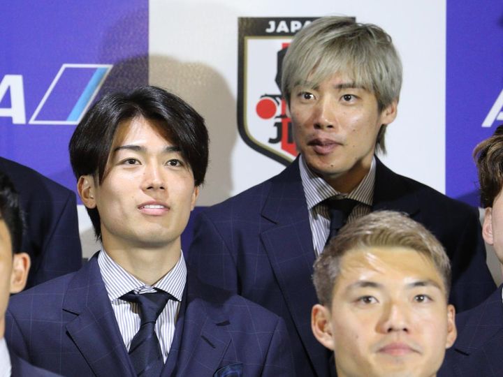 写真左が中村敬斗選手（26年6月2日撮影）