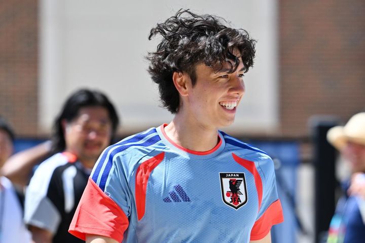 田中碧選手（写真：松尾/アフロスポーツ）