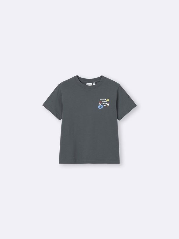 「KIDSグラフィックT パペットスンスン(ダークグレー)」(990円)