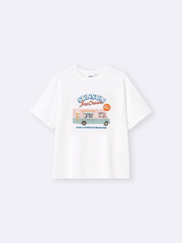 「グラフィックT パペットスンスン(オフホワイト)」(1490円)