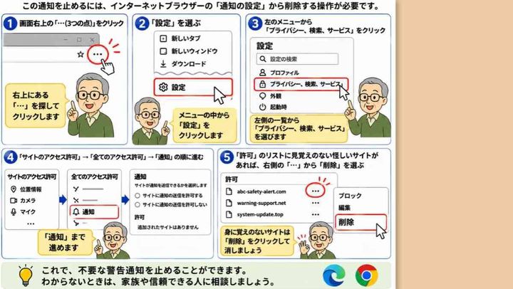 「ウイルスに感染しました」は詐欺です｜警告画面の正しい消し方【セキュリティ①】