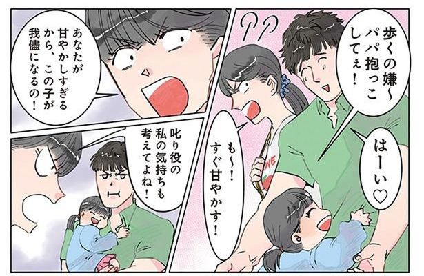 保育士も思わず胸キュン！ お迎えに来たパパとママの口げんかの顛末 （C）でこぽん吾郎／KADOKAWA