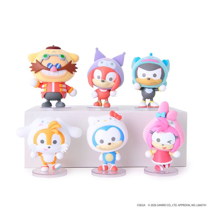 セガ「SONIC & FRIENDS×Sanrio characters ふわふわフィギュア（Enjoy）」02