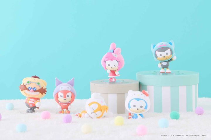 セガ「SONIC & FRIENDS×Sanrio characters ふわふわフィギュア（Relax）」