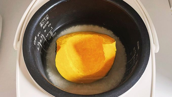 【ドボンと浸けるだけレシピ】なにもしたくない日でも、これなら何とか用意できるかも!? 「かぼちゃご飯」の作り方・なにもしたくない日のひらめきレシピ2の画像5