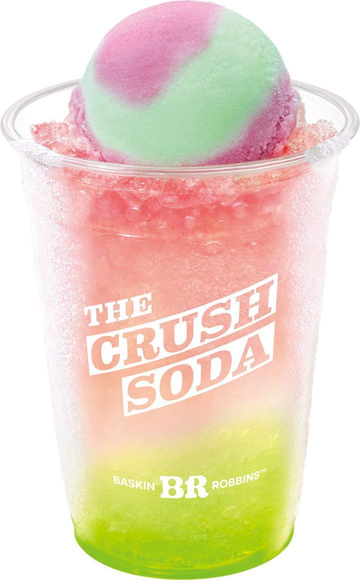 「ザ・クラッシュソーダ 白桃＆マスカット」（税込 640円） width=