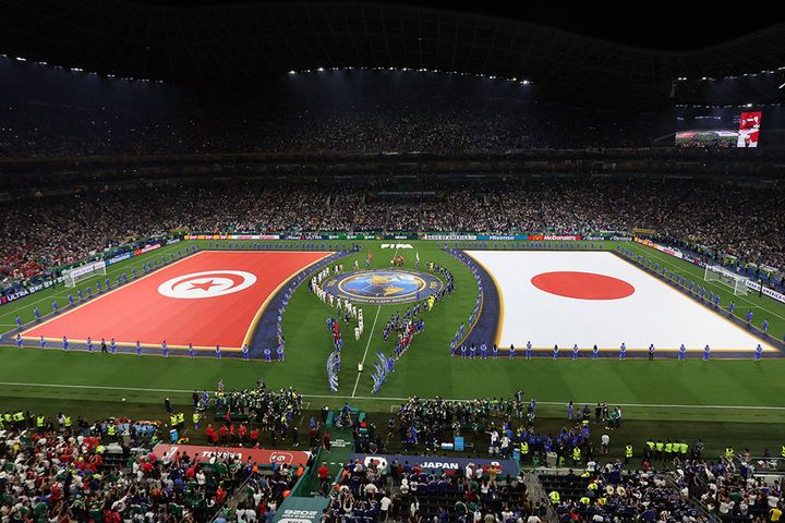 W杯サッカー／チュニジア－日本戦の試合会場（2026年06月20日、時事）