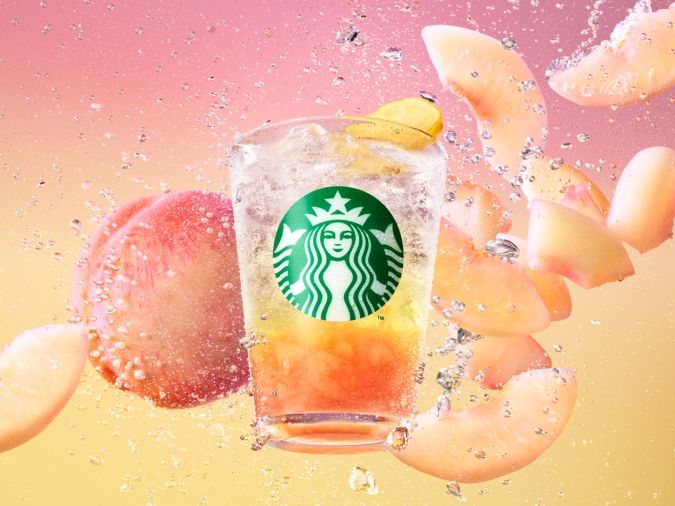 スターバックス チラックス ソーダ ピーチ