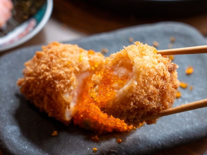 大衆炉端 こめろまん。 贅沢カニコロ