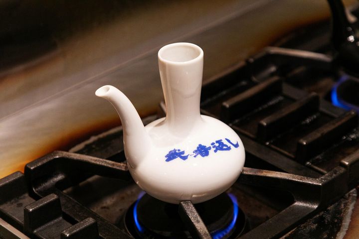 米焼酎 武者返し／燗ロック