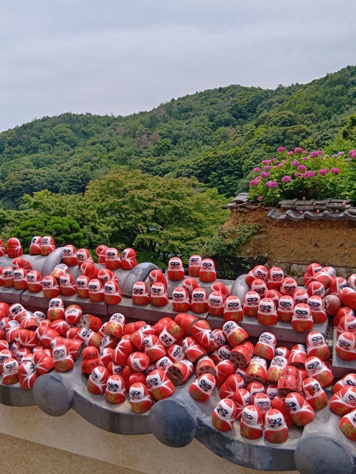 だるまバージョンの不気味で不思議なダルマミャクミャク？！【勝尾寺】というだるまで有名なお寺で発見！
