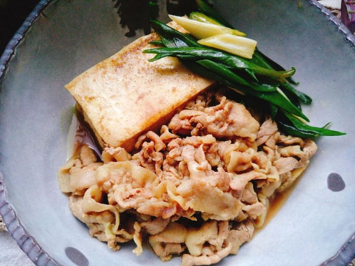 カレー味は裏切らないなーWカレー肉豆腐